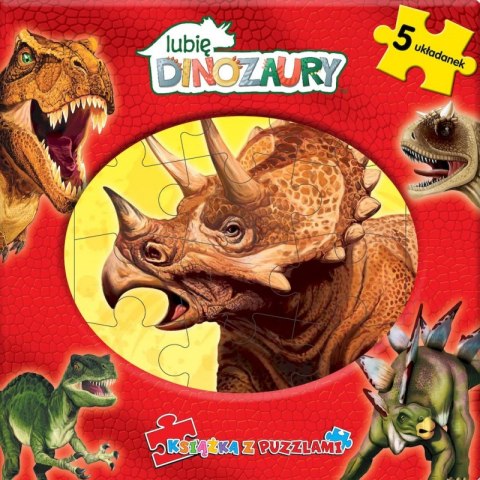 Moje Dinozaury. Książka z puzzlami Moje Dinozaury. Książka z puzzlami