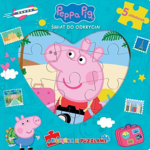 Świat do odkrycia. Świnka Peppa. Książka z puzzlami Świat do odkrycia. Świnka Peppa. Książka z puzzlami