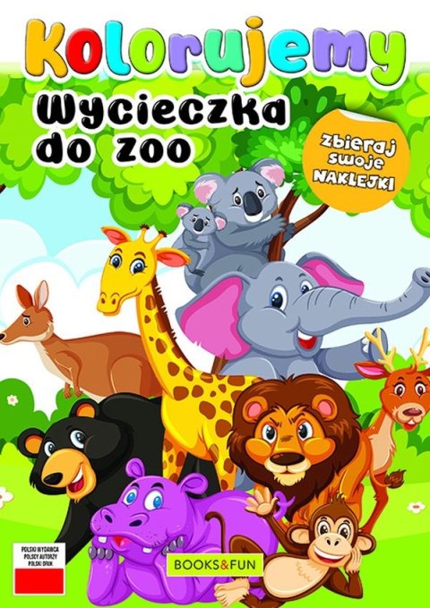 Wycieczka do zoo. Kolorujemy Wycieczka do zoo. Kolorujemy