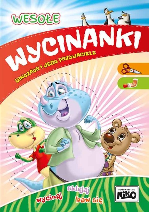 Dinozaur i jego przyjaciele. Wesołe wycinanki Dinozaur i jego przyjaciele. Wesołe wycinanki