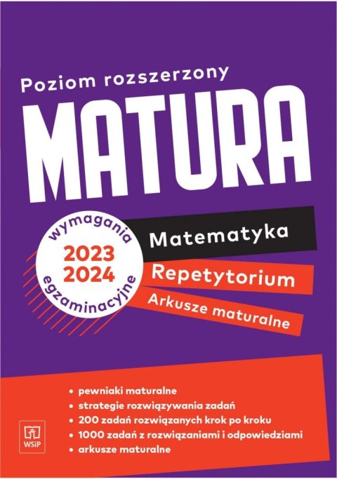 Nowe Repetytorium 2023 matematyka arkusze maturalne z zadaniami zakres rozszerzony Nowe Repetytorium 2023 matematyka arkusze maturalne z zadaniami zakres rozszerzony