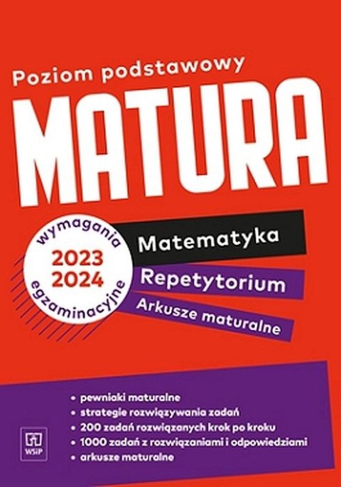 Nowe Repetytorium 2023 matematyka arkusze maturalne zakres podstawowy Nowe Repetytorium 2023 matematyka arkusze maturalne zakres podstawowy