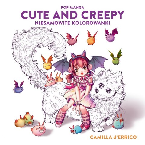Pop manga cute and creepy. Niesamowite kolorowanki Pop manga cute and creepy. Niesamowite kolorowanki