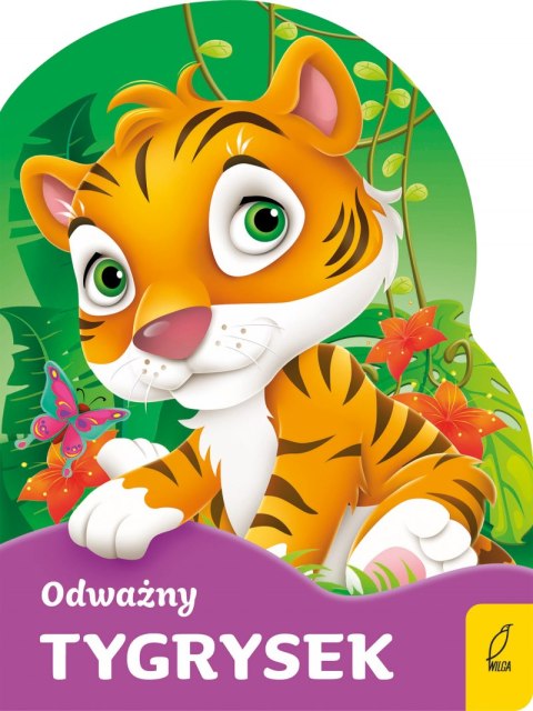 Odważny tygrysek wykrojnik Odważny tygrysek wykrojnik