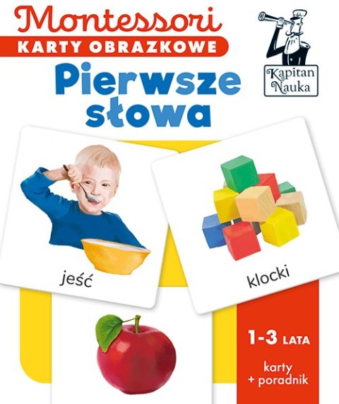Pierwsze słowa. Montessori. Karty obrazkowe (1-3 lata). Kapitan Nauka Pierwsze słowa. Montessori. Karty obrazkowe (1-3 lata). Kapitan Nauka