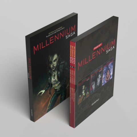Pakiet Millennium saga komiks. Zamrożone dusze / Nowi spartiaci / Dziewczyna, która nie odpuszczała Pakiet Millennium saga komiks. Zamrożone dusze / Nowi spartiaci / Dziewczyna, która nie odpuszczała