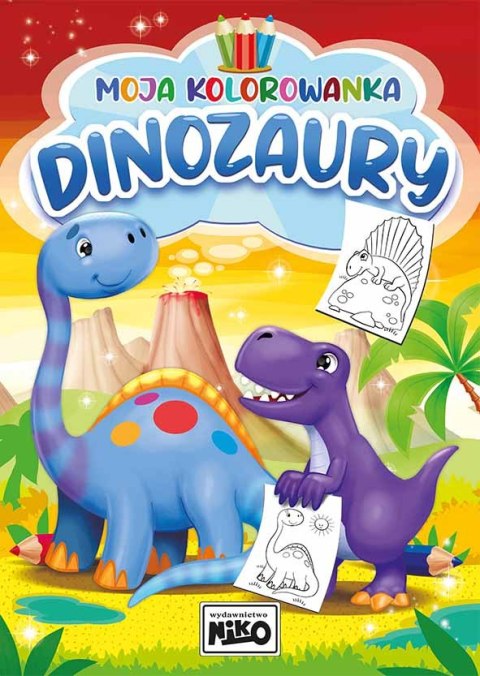 Dinozaury. Moja kolorowanka Dinozaury. Moja kolorowanka
