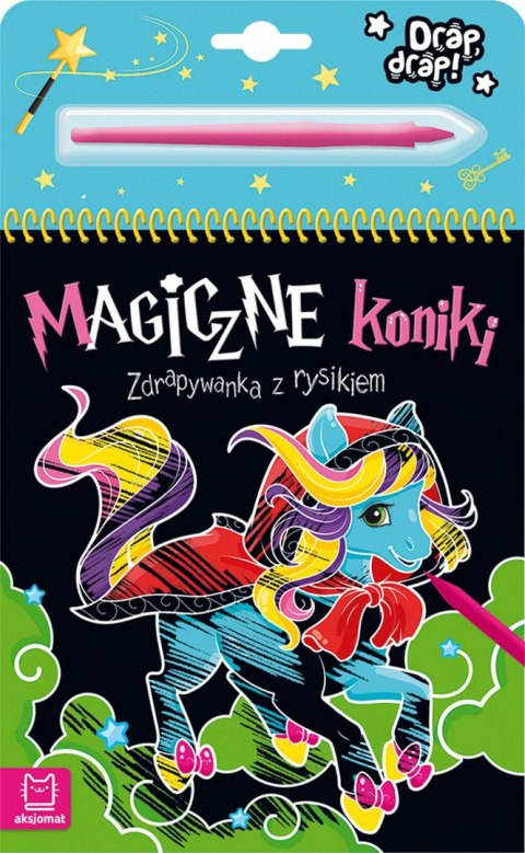 Magiczne koniki. Zdrapywanka z rysikiem Magiczne koniki. Zdrapywanka z rysikiem