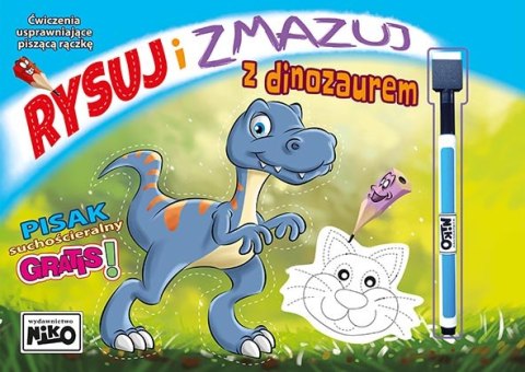 Rysuj i zmazuj z dinozaurem Rysuj i zmazuj z dinozaurem