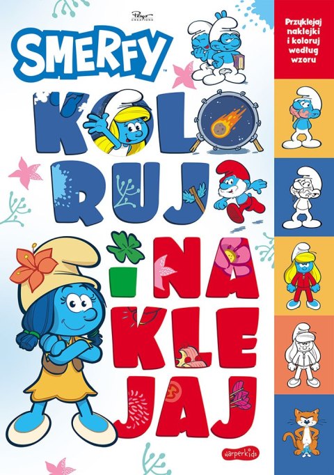 Smerfy. Nowe przygody. Koloruj, czytaj, naklejaj Smerfy. Nowe przygody. Koloruj, czytaj, naklejaj