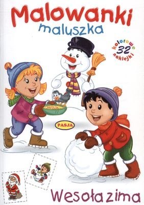Wesoła zima malowanki maluszka Wesoła zima malowanki maluszka