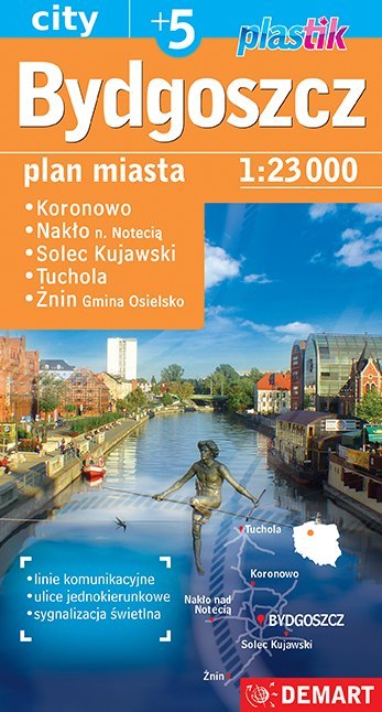 Bydgoszcz 1:23 000 plan miasta