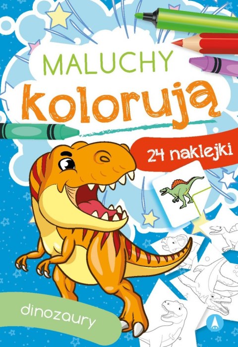 Dinozaury. Maluchy kolorują Dinozaury. Maluchy kolorują