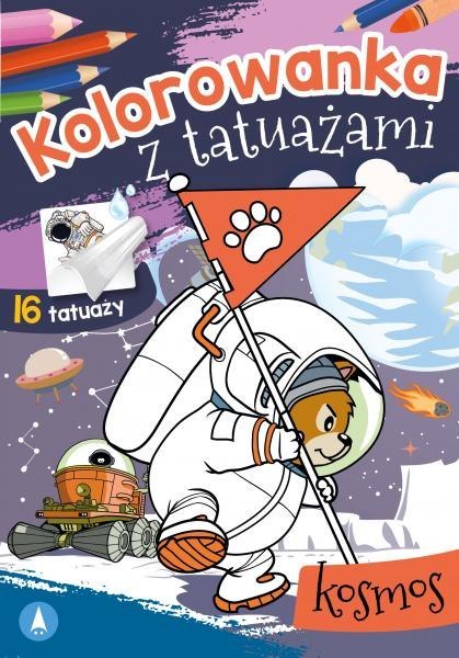Kosmos. Kolorowanka z tatuażami Kosmos. Kolorowanka z tatuażami