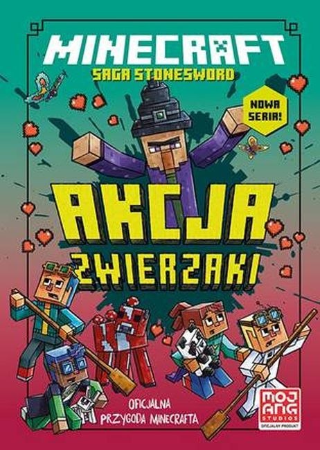 Akcja zwierzaki. Saga Stonesword. Tom 3. Minecraft Akcja zwierzaki. Saga Stonesword. Tom 3. Minecraft