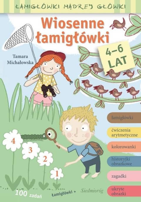 Wiosenne łamigłówki. Łamigłówki mądrej główki Wiosenne łamigłówki. Łamigłówki mądrej główki