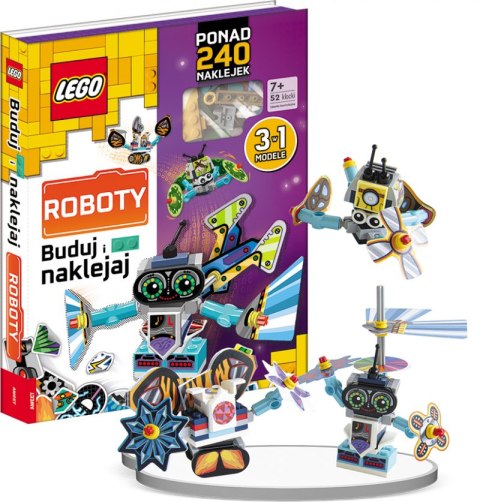 Lego books Buduj i naklejaj Roboty BSC-6602 Lego books Buduj i naklejaj Roboty BSC-6602