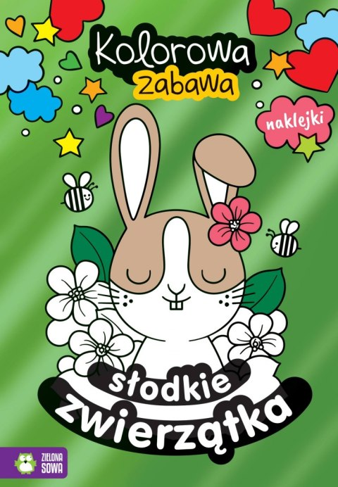 Słodkie zwierzątka. Kolorowa zabawa Słodkie zwierzątka. Kolorowa zabawa