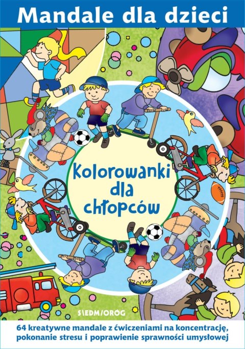 Kolorowanki dla chłopców. Mandale dla dzieci Kolorowanki dla chłopców. Mandale dla dzieci