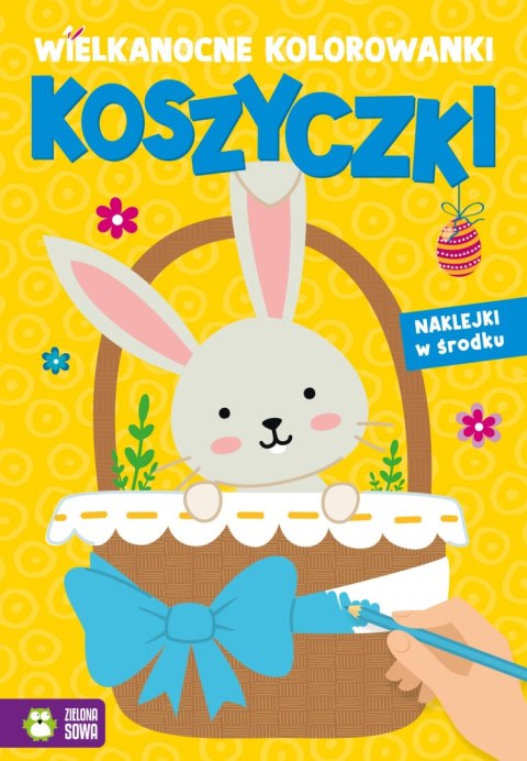 Koszyczki. Wielkanocne kolorowanki Koszyczki. Wielkanocne kolorowanki