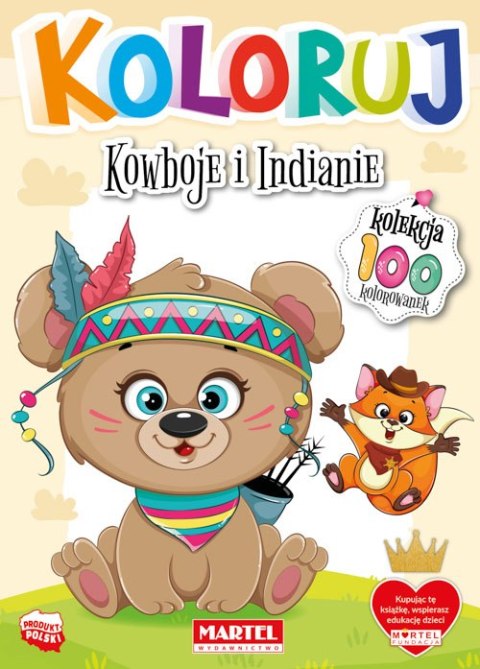 Kowboje i Indianie. Koloruj Kowboje i Indianie. Koloruj