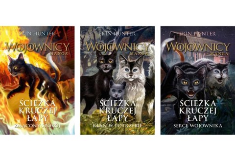 Pakiet Ścieżka Kruczej Łapy. Wojownicy. Manga Pakiet Ścieżka Kruczej Łapy. Wojownicy. Manga