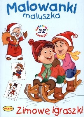 Zimowe igraszki malowanki maluszka Zimowe igraszki malowanki maluszka