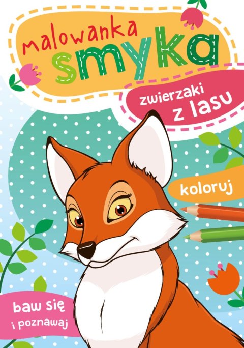 Zwierzaki z lasu. Malowanka smyka Zwierzaki z lasu. Malowanka smyka