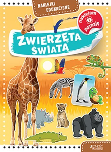 Zwierzęta świata naklejki edukacyjne Zwierzęta świata naklejki edukacyjne