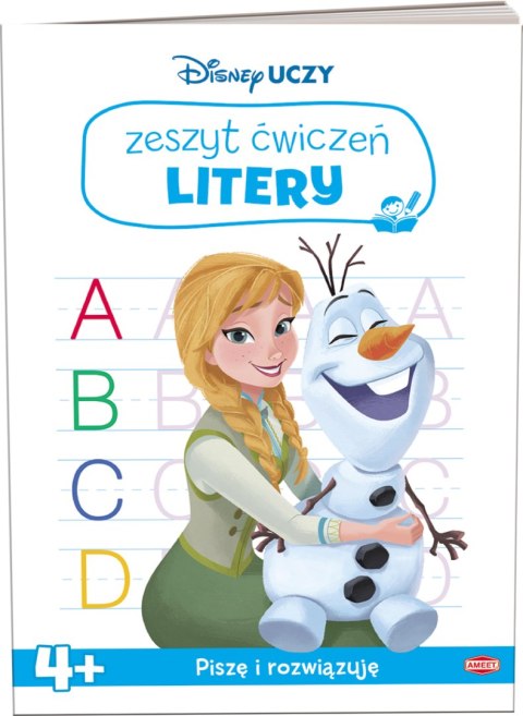 Disney uczy kraina lodu Zeszyt ćwiczeń Litery UDZ-9303 Disney uczy kraina lodu Zeszyt ćwiczeń Litery UDZ-9303