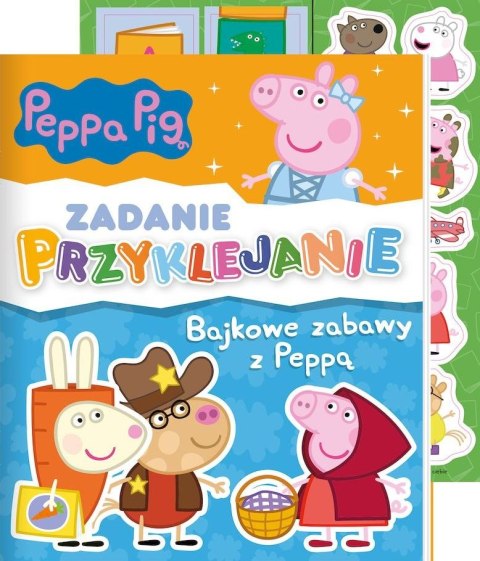 Bajkowe zabawy z Peppą. Świnka Peppa. Zadanie Przyklejanie Bajkowe zabawy z Peppą. Świnka Peppa. Zadanie Przyklejanie