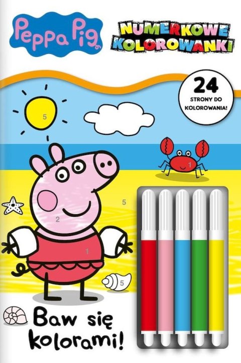 Baw się kolorami! Świnka Peppa. Numerkowe kolorowanki Baw się kolorami! Świnka Peppa. Numerkowe kolorowanki