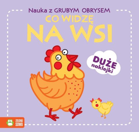Co widzę na wsi. Nauka z grubym obrysem Co widzę na wsi. Nauka z grubym obrysem