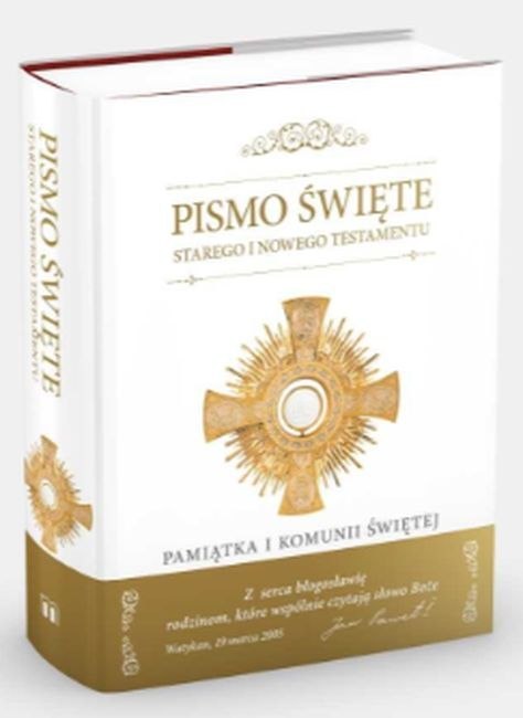 Pismo Święte Starego i Nowego Testamentu w obwolucie komunijnej Pismo Święte Starego i Nowego Testamentu w obwolucie komunijnej