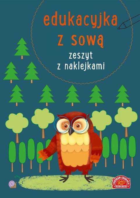 Edukacyjka z sową zeszyt z naklejkami Edukacyjka z sową zeszyt z naklejkami