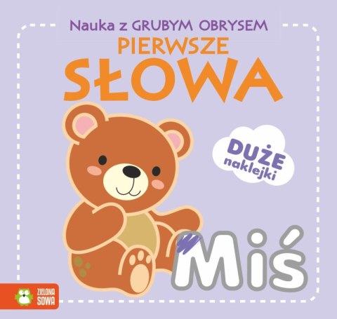 Pierwsze słowa. Nauka z grubym obrysem Pierwsze słowa. Nauka z grubym obrysem