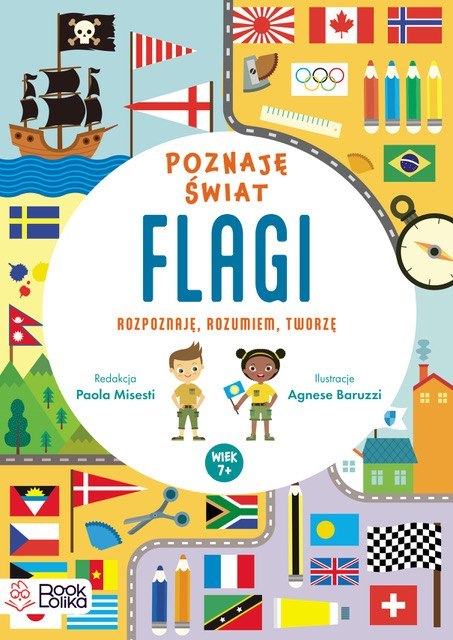 Flagi. Poznaję świat z naklejkami Flagi. Poznaję świat z naklejkami