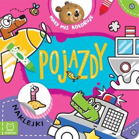 Pojazdy. Mały miś koloruje Pojazdy. Mały miś koloruje