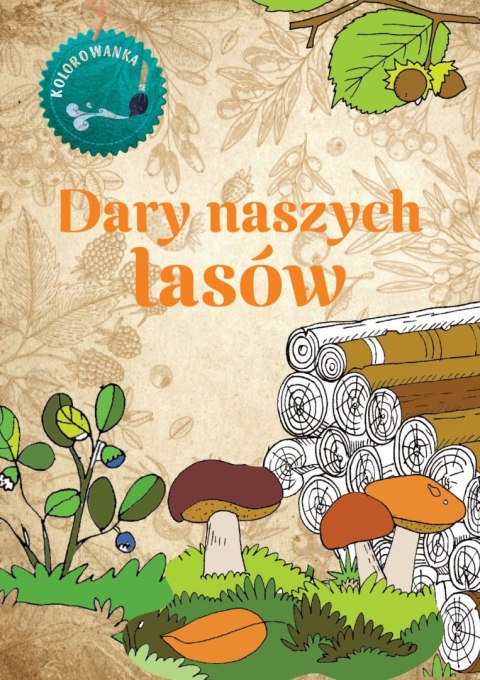 Dary naszych lasów. Kolorowanka wyd. 2023 Dary naszych lasów. Kolorowanka wyd. 2023