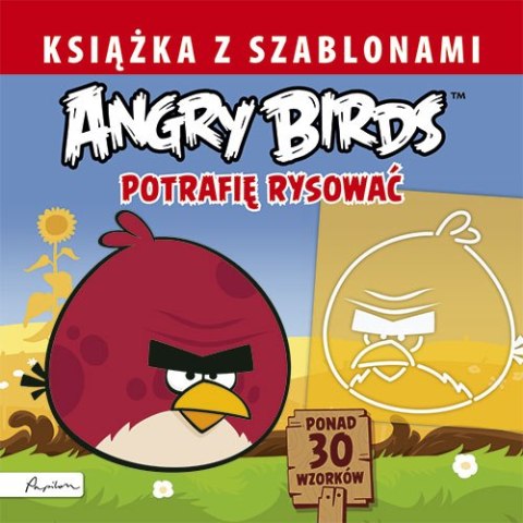 Książka z szablonami potrafię rysować angry birds Książka z szablonami potrafię rysować angry birds
