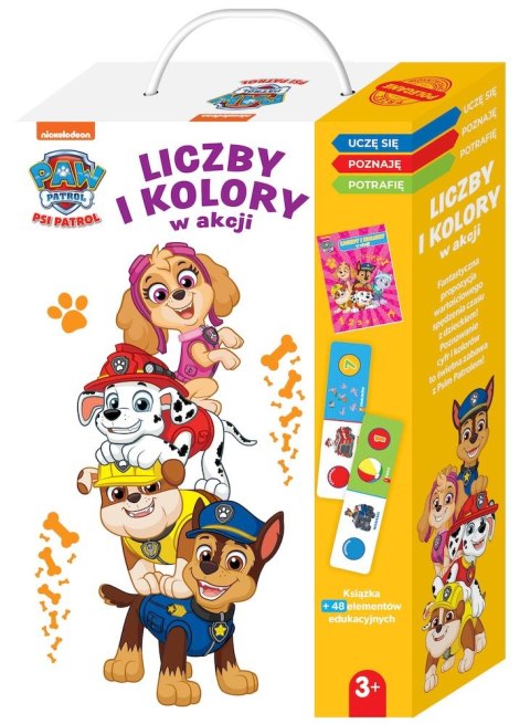 Liczby i kolory w akcji. Psi Patrol. Uczę się, poznaję, potrafię Liczby i kolory w akcji. Psi Patrol. Uczę się, poznaję, potrafię