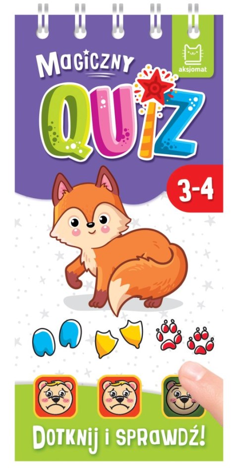 Magiczny quiz z liskiem. Dotknij i sprawdź. Magiczny quiz Magiczny quiz z liskiem. Dotknij i sprawdź. Magiczny quiz