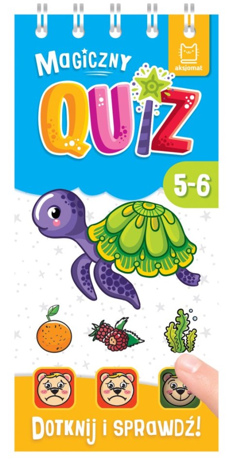Magiczny quiz z żółwikiem. Dotknij i sprawdź. Magiczny quiz Magiczny quiz z żółwikiem. Dotknij i sprawdź. Magiczny quiz