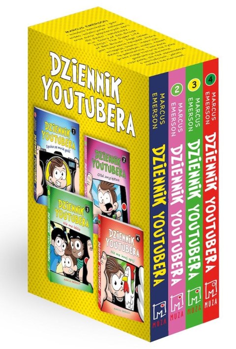 Pakiet Dziennik Youtubera. Tom 1-4 Pakiet Dziennik Youtubera. Tom 1-4