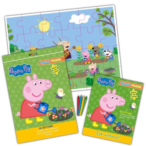 Peppa gra w zielone! Świnka Peppa. Zgrana paczka Peppa gra w zielone! Świnka Peppa. Zgrana paczka