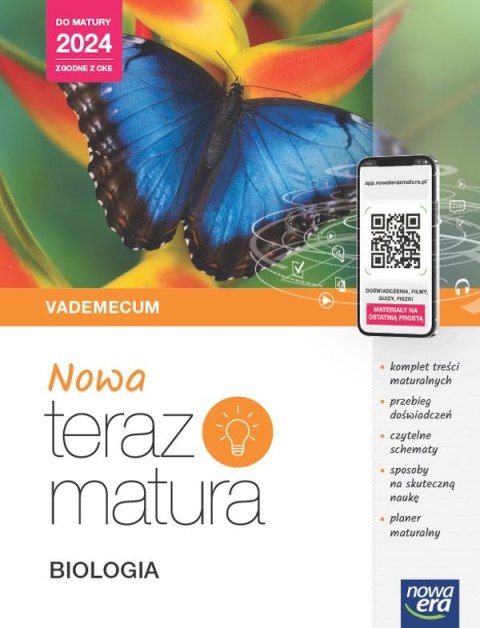 Teraz matura 2023 Biologia Vademecum zakres rozszerzony 2023/24 Teraz matura 2023 Biologia Vademecum zakres rozszerzony 2023/24