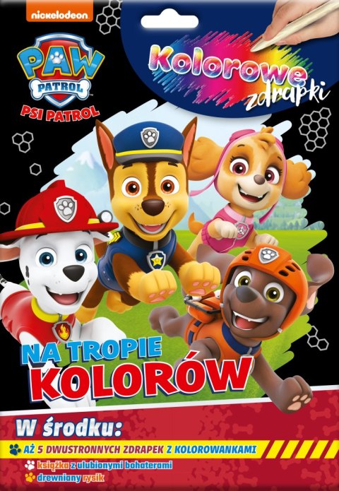 Na tropie kolorów. Kolorowe zdrapki. Psi Patrol Na tropie kolorów. Kolorowe zdrapki. Psi Patrol