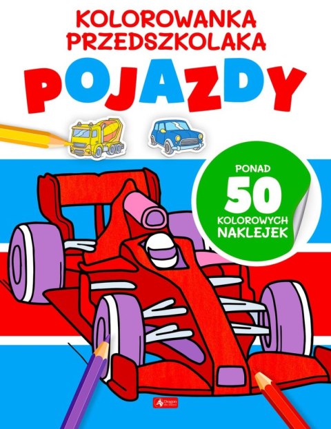 Pojazdy. Kolorowanka przedszkolaka Pojazdy. Kolorowanka przedszkolaka