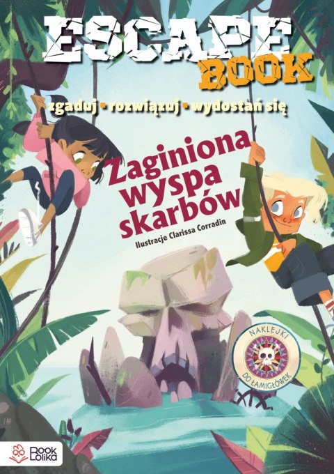Zaginiona wyspa skarbów. Zgaduj, rozwiązuj, wydostań się. Escape Books Zaginiona wyspa skarbów. Zgaduj, rozwiązuj, wydostań się. Escape Books