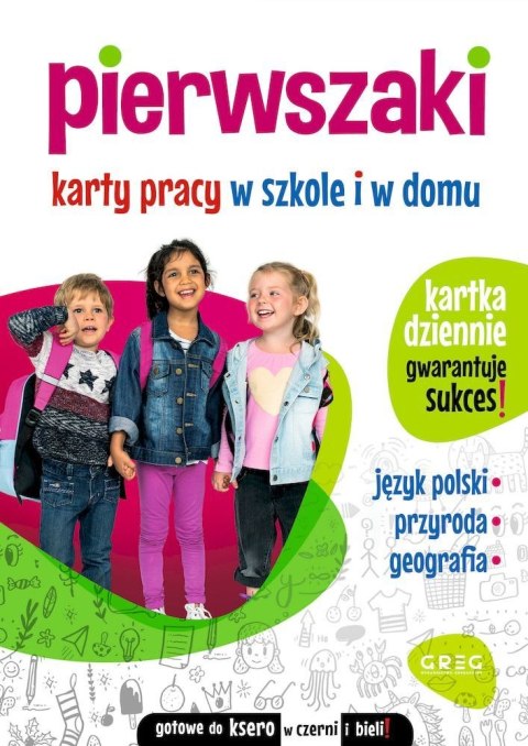 Pierwszaki. Karty pracy w szkole i w domu Pierwszaki. Karty pracy w szkole i w domu